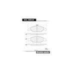 Centric 301.08040 Disc Brake Pad Set - Front - view 6
