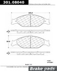 Centric 301.08040 Disc Brake Pad Set - Front - view 1