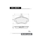 Centric 301.08370 Disc Brake Pad Set - Front - view 5