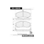 Centric 301.08640 Disc Brake Pad Set - Front - view 6