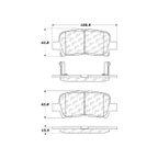 Centric 301.08650 Disc Brake Pad Set - Rear - view 7