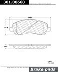 Centric 301.08660 Disc Brake Pad Set - Front - view 1