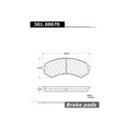 Centric 301.08670 Disc Brake Pad Set - Front - view 5