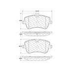 Centric 301.08720 Disc Brake Pad Set - Front - view 6