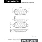 Centric 301.09050 Disc Brake Pad Set - Rear - view 6