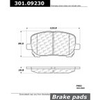 Centric 301.09230 Disc Brake Pad Set - Front - view 6