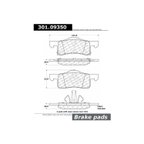 Centric 301.09350 Disc Brake Pad Set - Rear - view 6