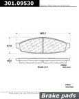 Centric 301.09530 Disc Brake Pad Set - Front - view 1