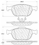 Centric 301.09700 Disc Brake Pad Set - Front - view 5