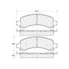 Centric 301.09740 Disc Brake Pad Set - Rear - view 7