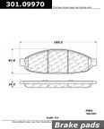 Centric 301.09970 Disc Brake Pad Set - Front - view 1