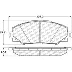 Centric 301.12100 Disc Brake Pad Set - Front - view 7
