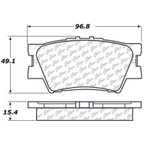 Centric 301.12120 Disc Brake Pad Set - Rear - view 7