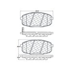 Centric 301.13971 Disc Brake Pad Set - Front - view 5