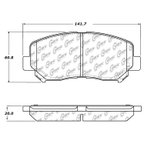 Centric 301.16401 Disc Brake Pad Set - Front - view 4