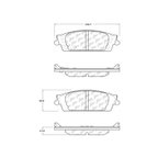 Centric 301.17070 Disc Brake Pad Set - Rear - view 4
