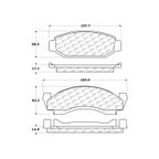 Centric 306.00500 Disc Brake Pad Set - Front - view 8
