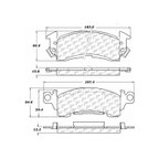 Centric 306.00520 Disc Brake Pad Set - Front - view 5