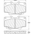 Centric 306.05020 Disc Brake Pad Set - Front - view 5