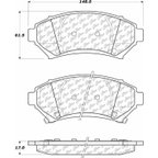 Centric 306.06990 Disc Brake Pad Set - Front - view 5