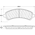 Centric 306.07260 Disc Brake Pad Set - Front - view 7