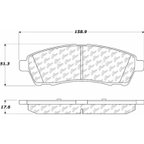 Centric 306.07570 Disc Brake Pad Set - Rear - view 5