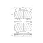 Centric 306.07720 Disc Brake Pad Set - Front - view 7