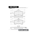 Centric 306.07910 Disc Brake Pad Set - Rear - view 6