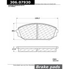 Centric 306.07930 Disc Brake Pad Set - Front - view 6