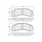 Centric 306.14140 Disc Brake Pad Set - Front - view 7