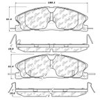 Centric 306.16111 Disc Brake Pad Set - Front - view 5