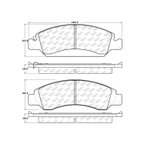 Centric 307.13630 Disc Brake Pad Set - Front - view 5
