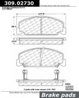 Stoptech 309.02730 Disc Brake Pad Set - Front - view 5