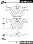 Stoptech 309.06830 Disc Brake Pad Set - Rear - view 5