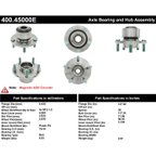 Centric 400.45000E Wheel Bearing and Hub Assembly - Front - view 5