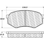 Centric 500.04330 Disc Brake Pad Set - Front - view 4