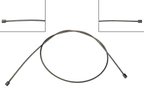 Dorman C133080 Parking Brake Cable - Intermediate - view 1