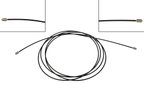 Dorman C93066 Parking Brake Cable - Intermediate - view 1