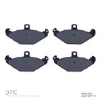 Dynamic Friction 1000-0491-10 Disc Brake Pad Set - Rear - view 2