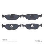 Dynamite Friction 1115-0279-00 Disc Brake Pad Set - Rear - view 2