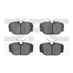 Dynamite Friction 1115-0493-00 Disc Brake Pad Set - Front or Rear - view 1