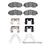 Dynamite Friction 1115-0657-01 Disc Brake Pad Set - Rear - view 2