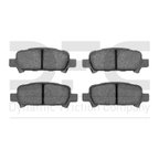Dynamite Friction 1115-0770-00 Disc Brake Pad Set - Rear - view 1
