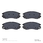 Dynamite Friction 1115-1104-00 Disc Brake Pad Set - Front - view 2