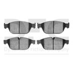 Dynamite Friction 1115-1546-00 Disc Brake Pad Set - Front - view 1