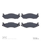 Dynamite Friction 1214-0203-00 Disc Brake Pad Set - Front - view 2