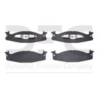 Dynamite Friction 1214-0632-00 Disc Brake Pad Set - Front - view 2