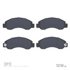 Dynamite Friction 1214-0701-00 Disc Brake Pad Set - Front - view 3