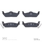 Dynamite Friction 1214-1012-00 Disc Brake Pad Set - Rear - view 2