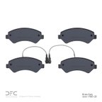 Dynamite Friction 1214-1540-20 Disc Brake Pad Set - Front - view 2